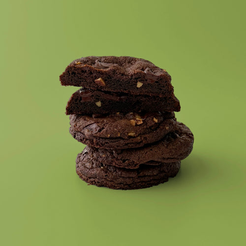 Double Chocolate Mac-Almond Cookie
