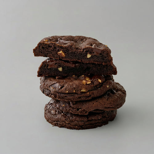 Double Chocolate Mac-Almond Cookies