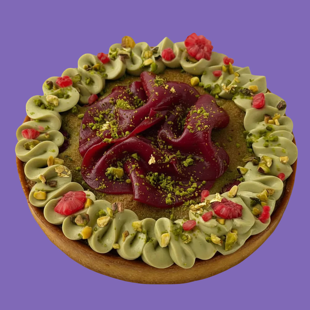 The Pistachio-Raspberry Duo Tart