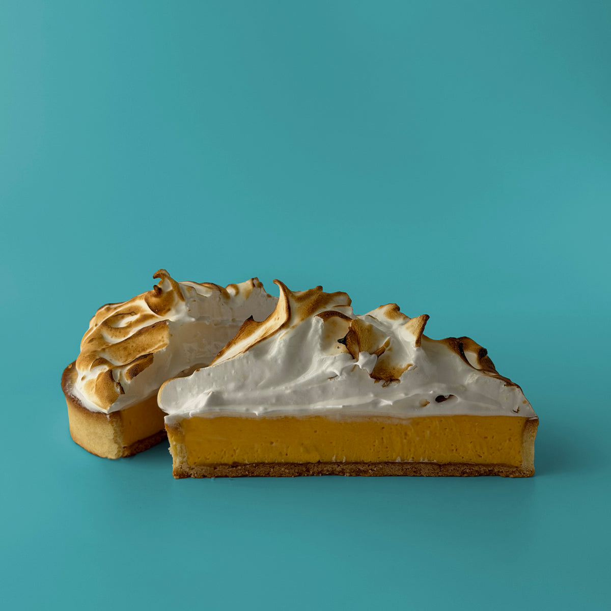 Sea Buckthorn Mandarin Meringue Tart